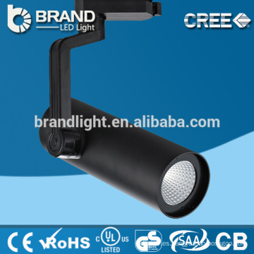 Alta calidad 4 Fase de alta calidad 20W COB LED Track iluminación LED pista de luz 20W